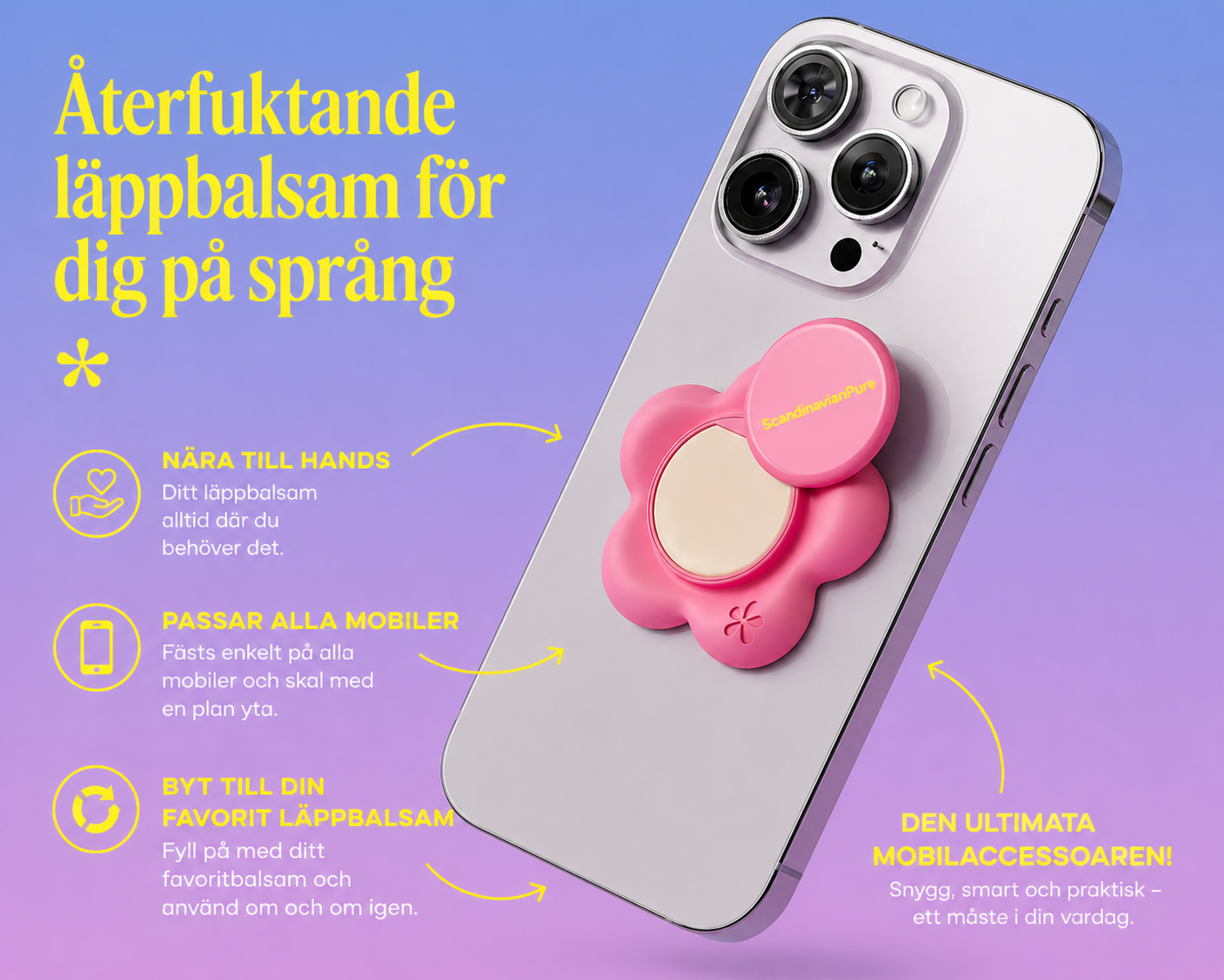 Lip Balm Pod - ditt favoritbalsam direkt på mobilen
